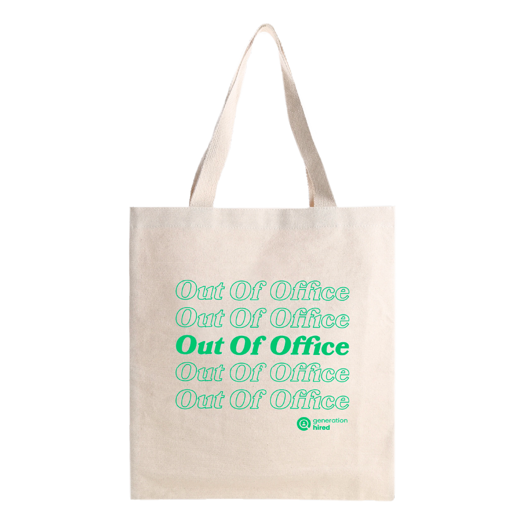 Generation Hired Out of Office Tote Bag
