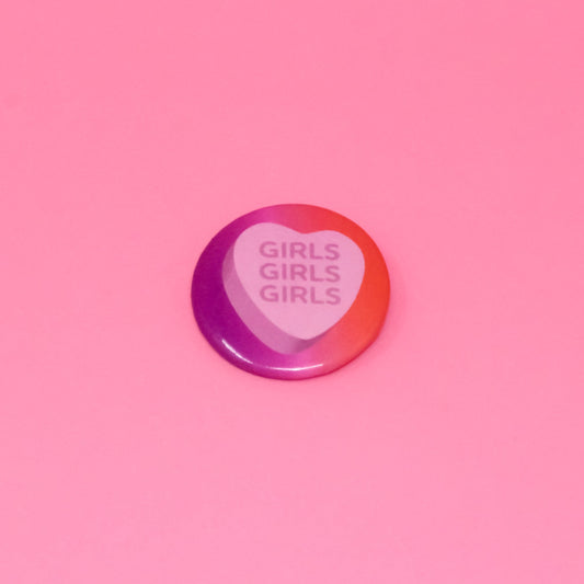 Girls Girls Girls Button