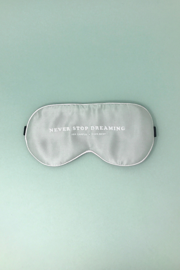 Never Stop Dreaming Silk Sleep Mask - Mint